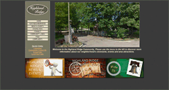 Desktop Screenshot of highlandridgemshoa.org